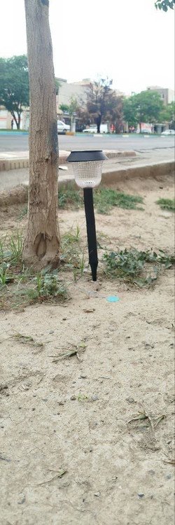 چراغ باغی هرمی