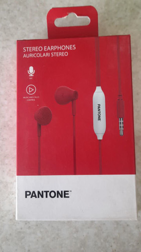 هندزفری سیمی پانتون رنگ قرمز